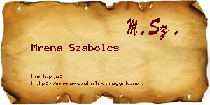 Mrena Szabolcs névjegykártya